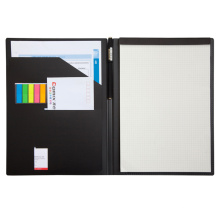 Couverture PP Cover A4 / B5 / A5 Organisateur multifonction de taille avec bloc-notes, stylo gel et notes collantes